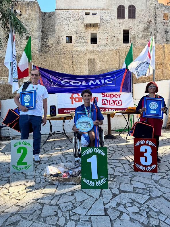 Mariangela Donti, bronzo agli italiani di canna da riva